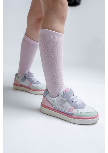 Kız Çocuk Beyaz-Yeşil Günlük Ayakkabı