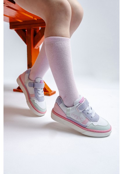 Kız Çocuk Beyaz-Yeşil Günlük Ayakkabı