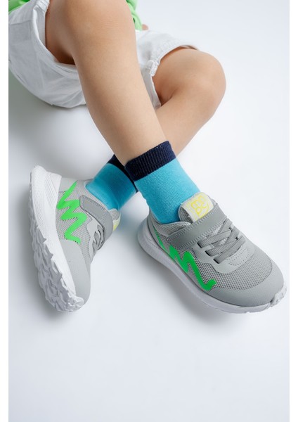 Erkek Çocuk Gri Spor Ayakkabı