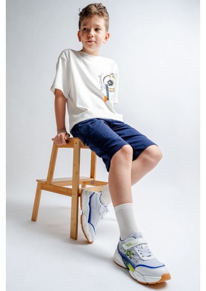 Erkek Çocuk Beyaz Günlük Spor Ayakkabı