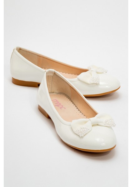 Kız Çocuk Beyaz Fashion Babet