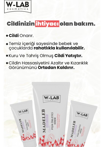 Madeleb Bebek Bakım Kremi 75 ml Centella Asiatica İçerikli Pişik Önleyici Formül modelleri