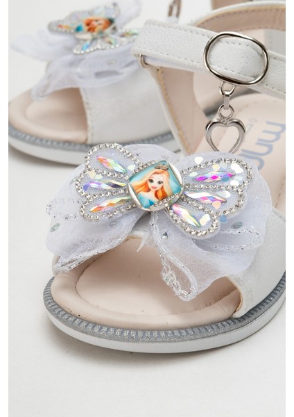 Kız Çocuk Gümüş Abiye Ayakkabı