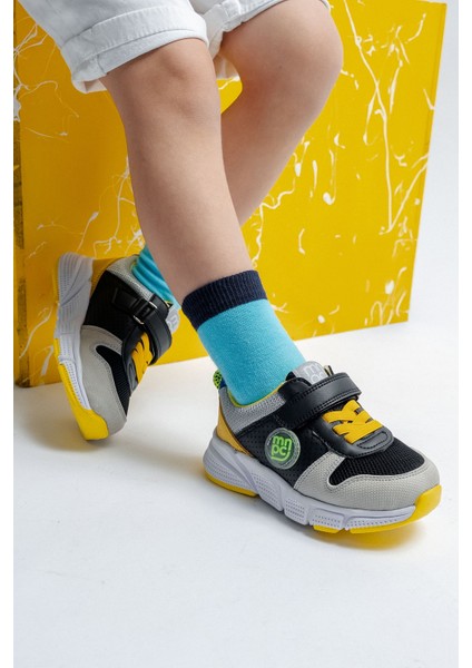 Erkek Çocuk Gri Günlük Spor Ayakkabı