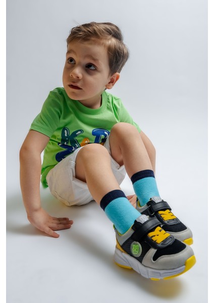 Erkek Çocuk Gri Günlük Spor Ayakkabı