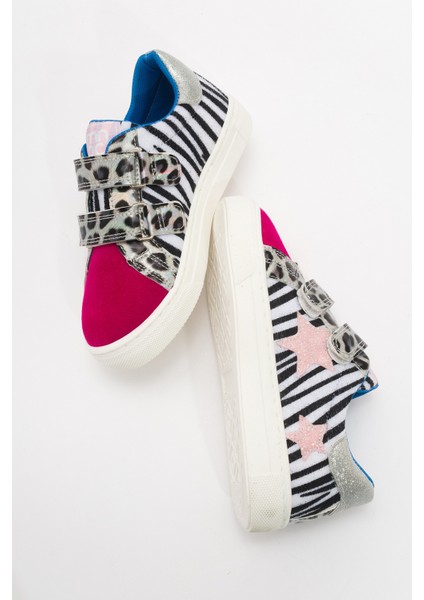 Kız Çocuk Fuşya Sneaker Ayakkabı