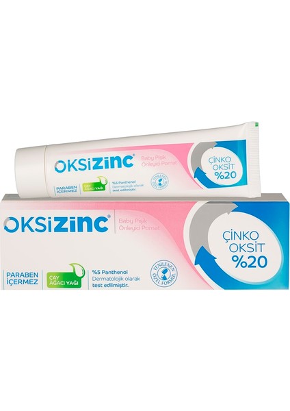 Bebek Pişik Önleyici Pomat %20 Çinko Oksit 100 gr Parabensiz Hassas Cilt Formülü fırsatları