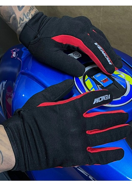 VNP-650 Yazlık Siyah-Kırmızı Eldiven modelleri