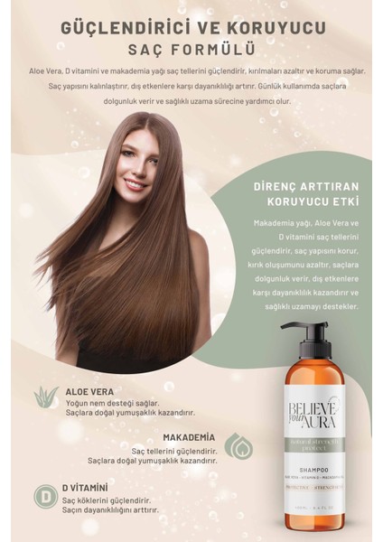 Macadamia Yağı Şampuanı - Koruyucu Güçlendirici Canlandırıcı Doğal Saç Bakım Şampuanı - 400 ml modelleri