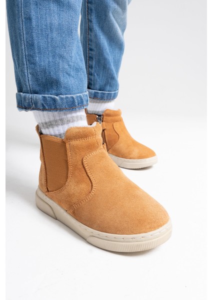 Erkek Çocuk Kum Hakiki Deri Suya Dayanıklı Günlük Bot fırsatları