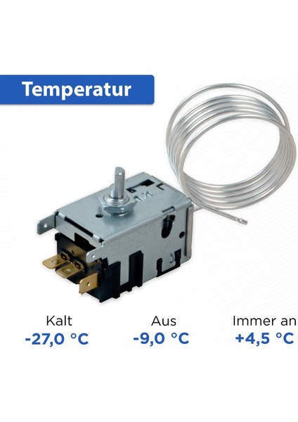Danfoss A6004332 Ebd 077B3275L 6.5 mm Termostat Amp Buzdolabı ve Derin Dondurucu Için modelleri
