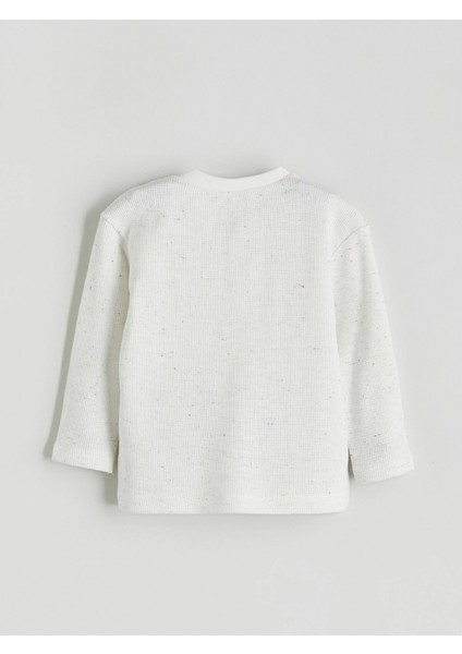 Lcw Baby Beyaz Bisiklet Yaka Erkek Bebek Tişört ve Şort 2'li Takım fırsatları