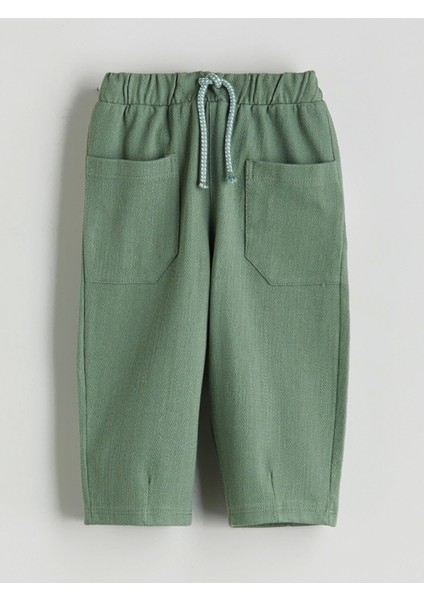 Lcw Baby Beyaz Bisiklet Yaka Erkek Bebek Tişört ve Şort 2'li Takım indirimleri