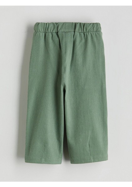 Lcw Baby Beyaz Bisiklet Yaka Erkek Bebek Tişört ve Şort 2'li Takım