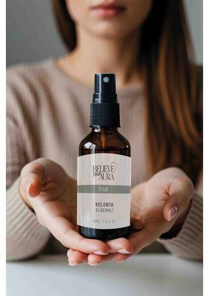 Bitkisel Gliserinli Doğal Fruit Kolonyası - 50 ml indirimleri