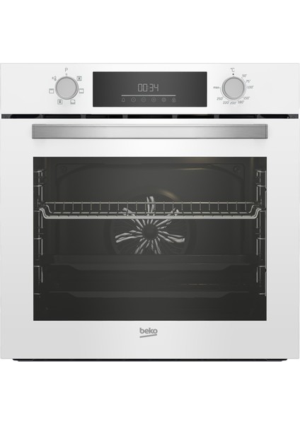 Beyaz Ankastre SET(BFC330 B + Bde 6041 B + Bocd T 6011 Eb Gazlı Cam Tablalı Ocak) modelleri