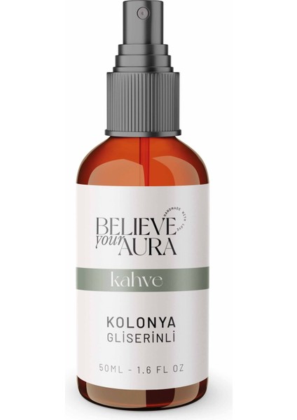 Bitkisel Gliserinli Doğal Kahve Kolonyası - 50 ml