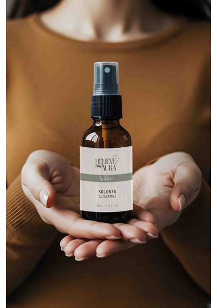 Bitkisel Gliserinli Doğal Kahve Kolonyası - 50 ml fiyatları