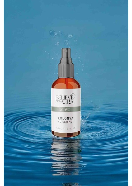 Bitkisel Gliserinli Doğal Kahve Kolonyası - 50 ml fırsatları