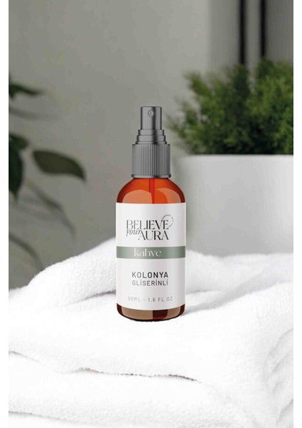 Bitkisel Gliserinli Doğal Kahve Kolonyası - 50 ml indirimleri