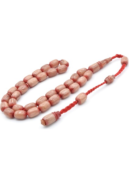 Cüneyd Hasan Yapımı Çift Çekim Kapsül Kesim Eskitme Bej Katalin Tesbih modelleri