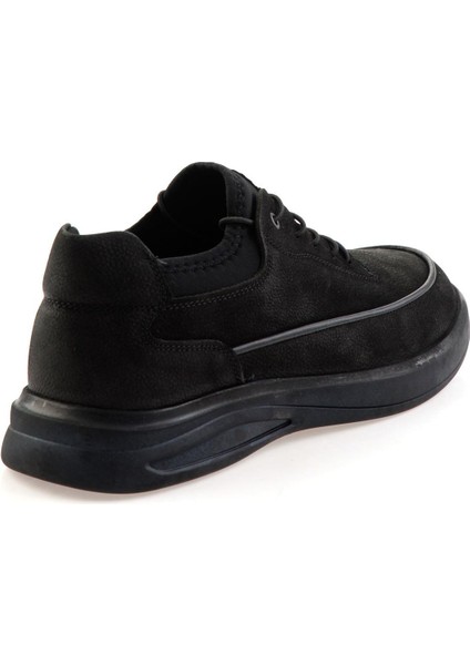 Siyah Hakiki Deri Erkek Casual Ayakkabı E01396198601 modelleri