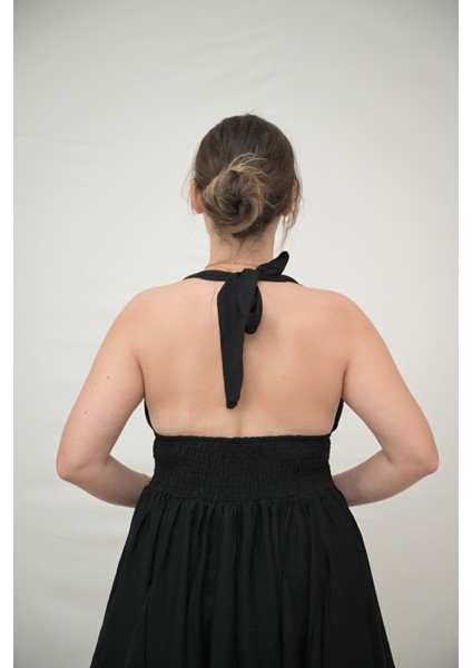 Boyundan Bağlamalı Mini Elbise fırsatları