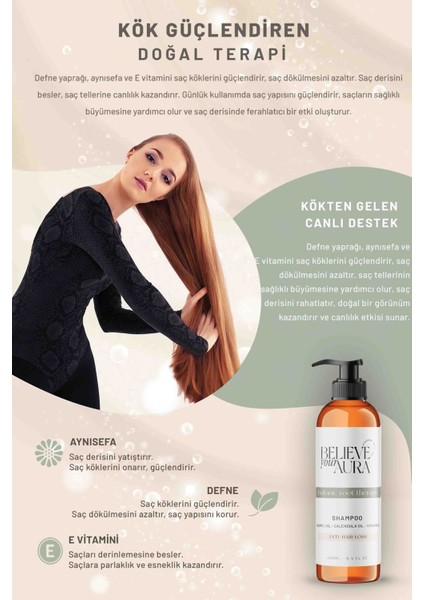 Defne ve Aynısefa Yağı Şampuanı - Güçlendirici Dökülme Karşıtı Doğal Saç Bakım Şampuanı - 400 ml modelleri