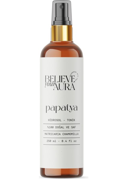 Papatya Suyu - %100 Saf ve Doğal Yatıştırıcı Canlandırıcı Cilt ve Saç Bakım Hidrosol Tonik - 250 ml