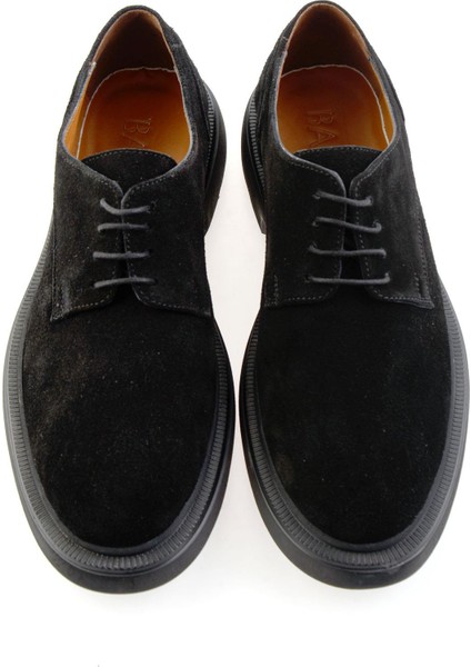 Siyah Hakiki Deri Erkek Klasik Ayakkabı E01597000402 fırsatları