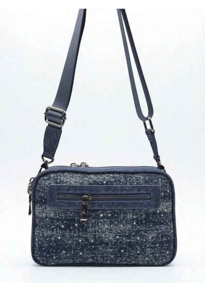 Kriste Bell 7433 Kadın Kot Taşlı Omuz Çantası modelleri