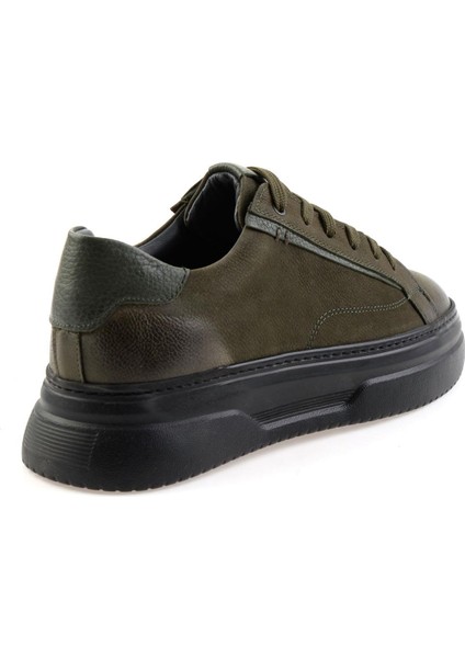 Haki Hakiki Deri Erkek Sneaker E01089100001 modelleri