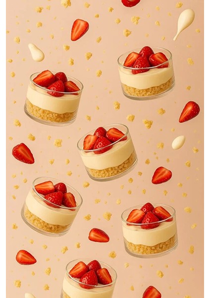 6’lı Yuvarlak Cam Tatlı Sunum Kasesi – Magnolia, Kahvaltı, Çerezlik, Şekerlik