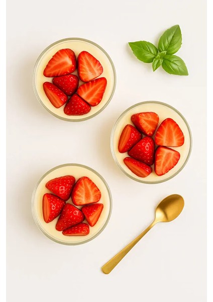 6’lı Yuvarlak Cam Tatlı Sunum Kasesi – Magnolia, Kahvaltı, Çerezlik, Şekerlik