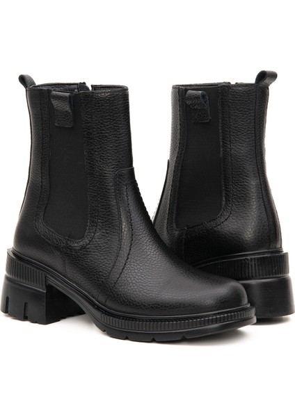 Kadın Yüksek Topuk Hakiki Deri Chelsea Bot fiyatları