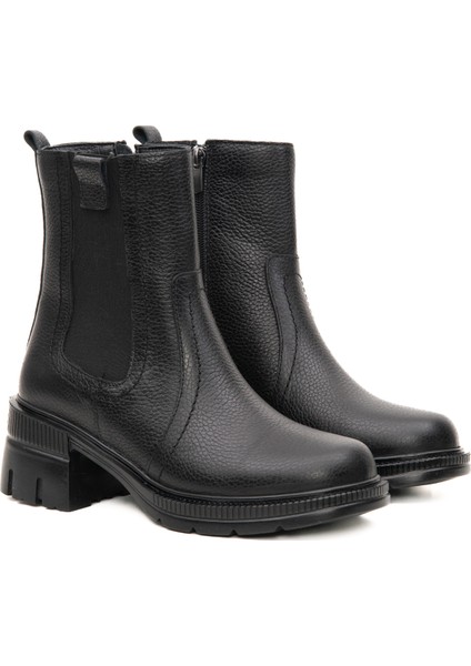 Kadın Yüksek Topuk Hakiki Deri Chelsea Bot modelleri