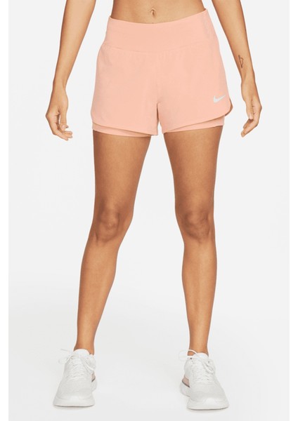Eclipse Flex 2 In 1 Running Shorts Taytlı Koşu Antrenman Şortu Pembe