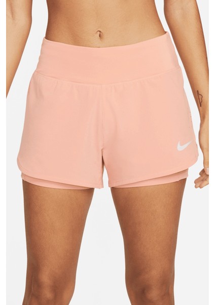 Eclipse Flex 2 In 1 Running Shorts Taytlı Koşu Antrenman Şortu Pembe modelleri