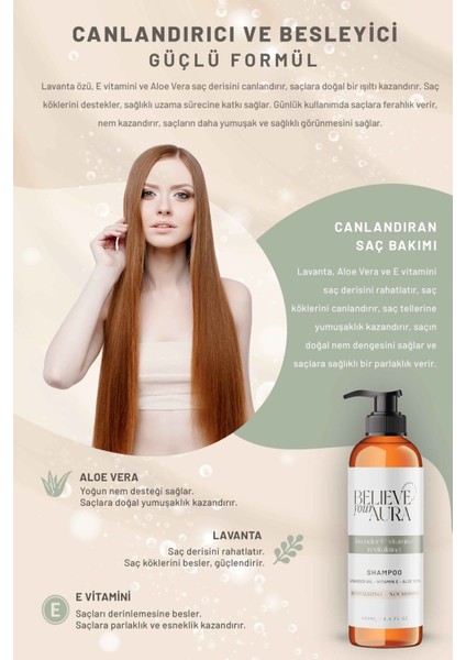 Lavanta Yağı Şampuanı - Canlandırıcı ve Yatıştırıcı Doğal Saç Bakım Şampuanı - 400 ml modelleri