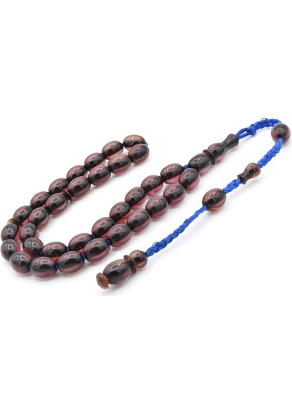 Cüneyd Usta Yapımı Beyzi Mor Sıkma Kehribar Tesbih fiyatları