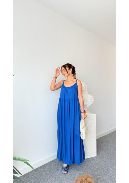 Askılı Maxi Slip Uzun Elbise fiyatları