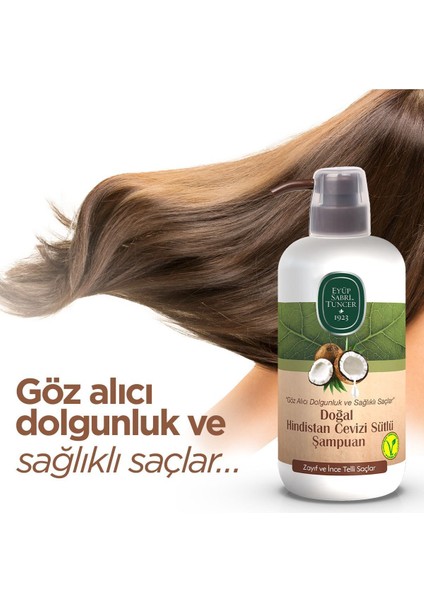 Doğal Hindistan Cevizi Sütlü Şampuan 600 ml modelleri