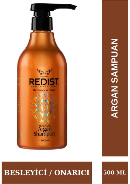 Argan Yağlı Saç Bakım Şampuanı 500 ml Besleyici Onarıcı fiyatları