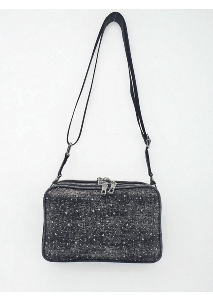 Kriste Bell 7433 Kadın Kot Taşlı Omuz Çantası