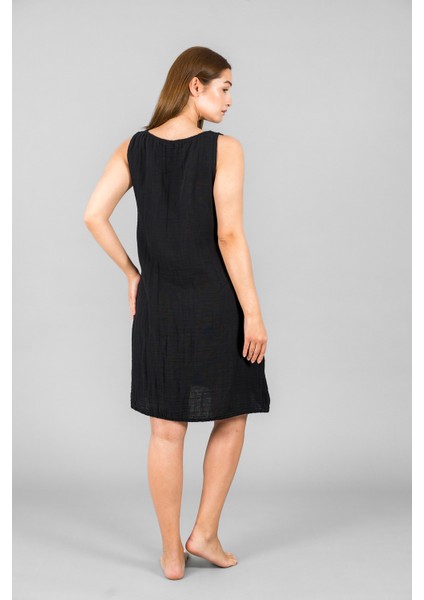 Müslin Kadın Sıfır Kol Elbise fırsatları