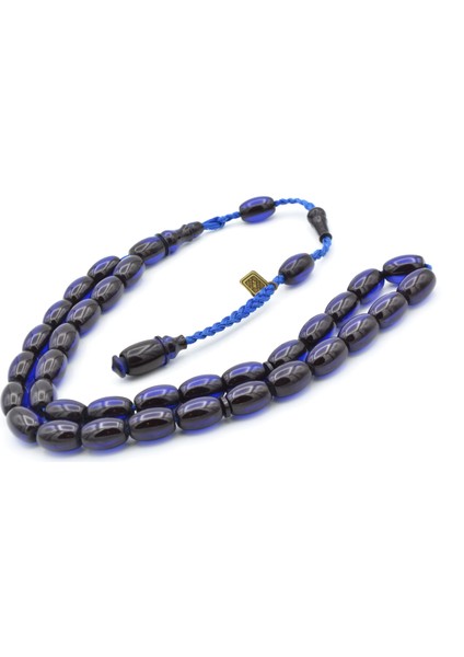 Cüneyd Hasan Imzalı Çift Çekim Kapsül Kesim Lacivert Katalin Tesbih fiyatları