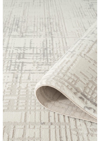 Cotto Motto TT004A Krem Halı Modern Desen Pamuk Taban Yıkanabilir Salon Mutfak Oturma Odası Halısı modelleri