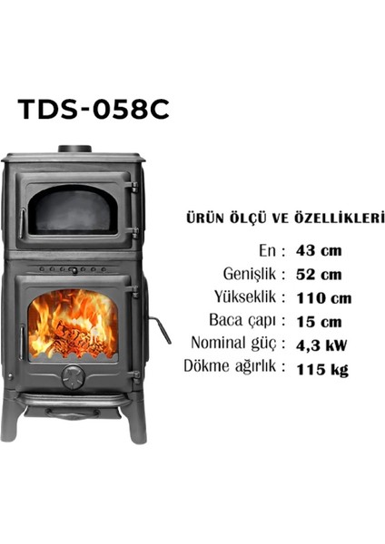 Inci Dik Fırınlı Şömine modelleri