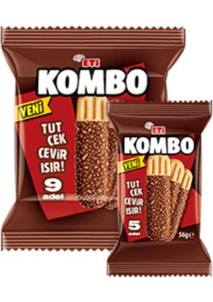 Kombo Kavrulmuş Hindistan Cevizi ve Çikolata Kaplamalı Bisküvi 56 g 18'li Ekonomik Paket indirimleri