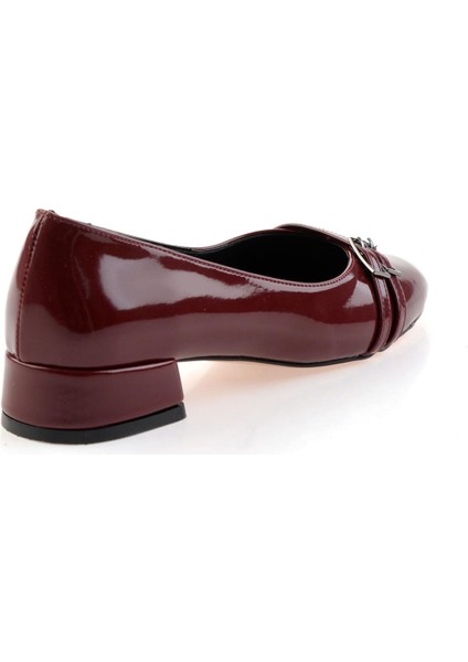 Bordo Kadın Klasik Topuklu Ayakkabı K01213035398 modelleri